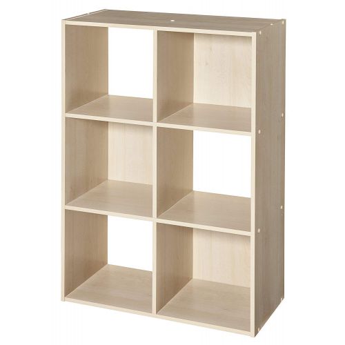  Jnwd Cubeicals Organizer 6 Cube Bin Shelf Open Storage Compartment Modern Minimal Style Decorative Bookcase Shelving Unit Ideal for Home Livng Room Office & e-Book by jn.widetrade.