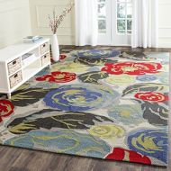 Visit the Safavieh Store Safavieh Four Seasons Collection FRS437B Hand-Hooked Area Rug, 5 x 7, Ivory