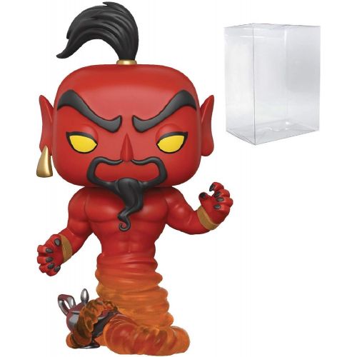  Disney: Aladdin - Red Jafar as Genie Funko Pop! Vinyl Figure (Includes Compatible Pop Box Protector Case)