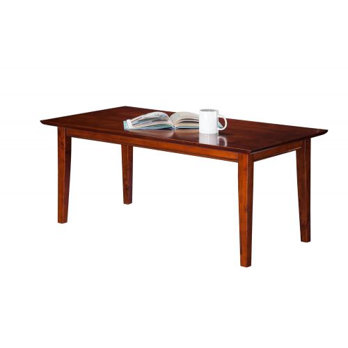  Atlantic Furniture AH15104 Shaker Coffee Table, Walnut