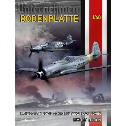  Eduard Kits 1:48 Ltd Edt - Bodenplatte Fw190d-9 Bf109g-14