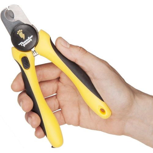  Thunderpaws Professional-Grade Dog Nail Clippers and Trimmers by with Protective Guard, Safety Lock and Nail File - Suitable for Medium and Large Breeds