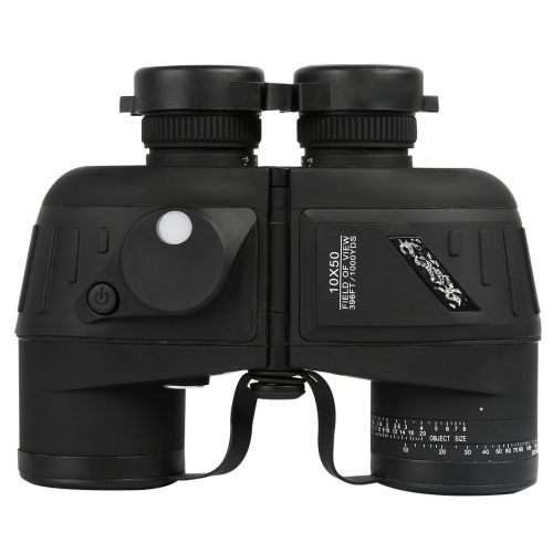 TC-Home 10X50 Night Vision Binoculars Marine Waterproof Fogproof wRangefinder&Compass （GreenBlack