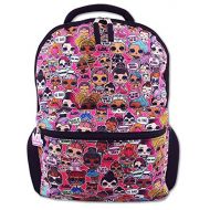 L.O.L. Surprise! Dolls Girls 16 School Backpack (One Size, Black/Pink)