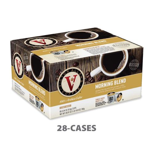  Capsule coffee Donut Shop, Morning Blend, French Roast, 100% Colombian for K-Cup Keurig 2.0 Brewers, Full Pallet, 80 Count (Pack of 112) Victor Allen’s Coffee Single Serve Coffee Pods