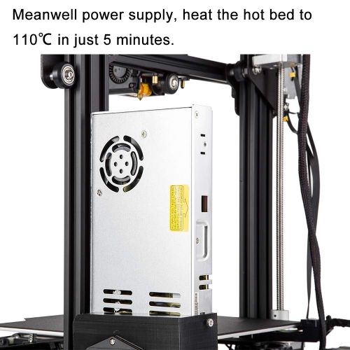  Comgrow Creality Ender 3 Pro 3D Printer with Upgrade Cmagnet Build Surface Plate and UL Certified Power Supply 8.6 x 8.6 x 9.8