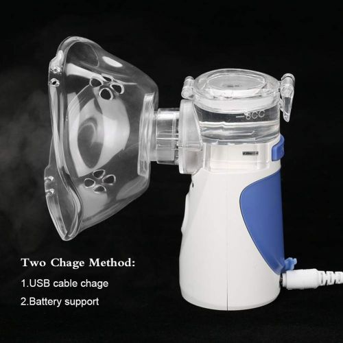  Steam Inhaler, TOPCHANCES Portable Handheld Personal Ultrasonic Compressor Nebuliser Mesh Steam Inhaler Kit Inhaler Machine Atomizer for Kids, Adults and Daily...