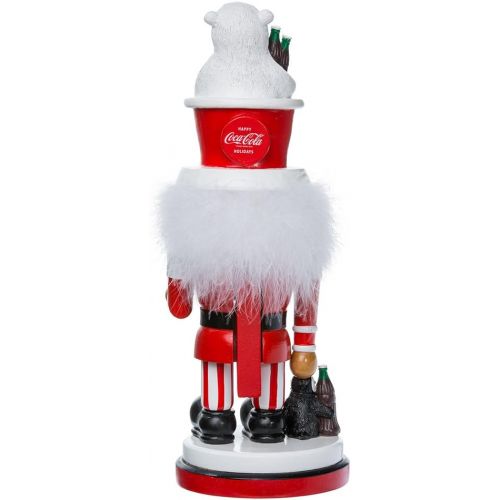 커트애들러 Kurt Adler Coca-Cola Hollywood Nutcracker with Polar Bear Hat, 15-Inch