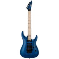 ESP Guitars ESP LTD MH-203QM Electric Guitar, See Thru Blue