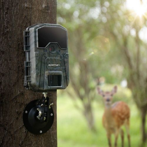  [아마존 핫딜] [아마존핫딜]APEMAN Trail Camera 16MP 1080P Wildlife Camera, Night Detection Game Camera with No Glow 940nm IR LEDs, Time Lapse, Timer, IP66 Waterproof Design