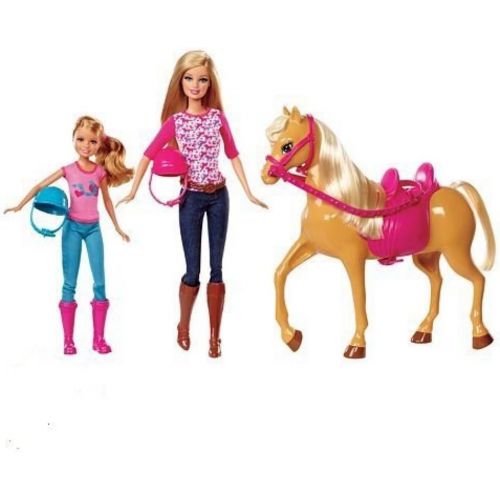 바비 . Barbie Pink-tastic Horse & Dolls