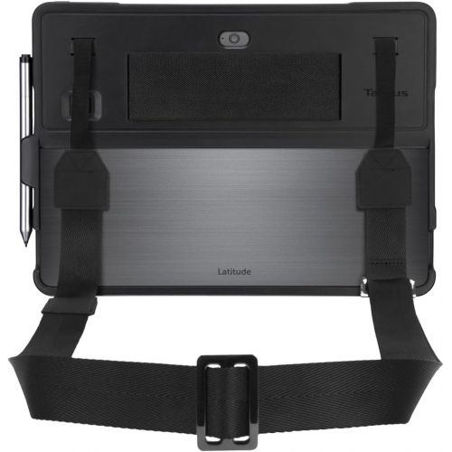 타거스 Targus Commercial Grade 2-in-1 Tablet Case for Dell Latitude 5285 Travel Keyboard or Kickstand, Black (THZ707US)