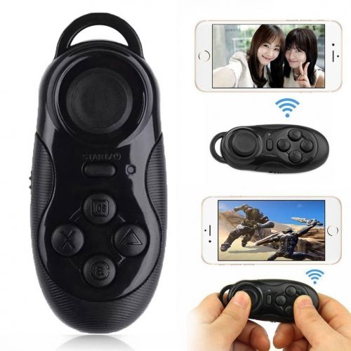  MOCUTE ddLUCK Wireless Gamepad & Selfie Shutter Remote VR BOXs Partner Gamepad Joystick Controller Selfie Remote Shutter For Android IOS Ebook iPod iPad PC TV Devices With Bluetooth 3.0 O