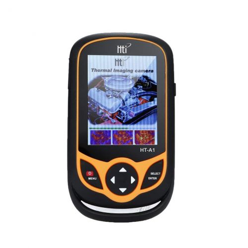  Monllack HT-A1 Portable USB Rechargeable Thermal Imaging Camera with 3.2 Inch TFT Display Screen Selectable Color Palette