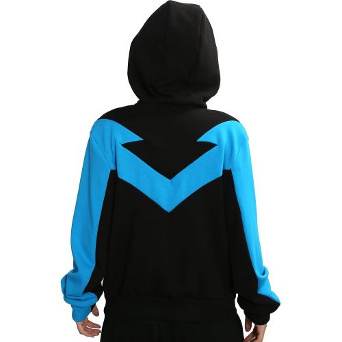  Xcoser xcoser Nightwing Hoodie Jacket Sweatshirt Costume for Halloween