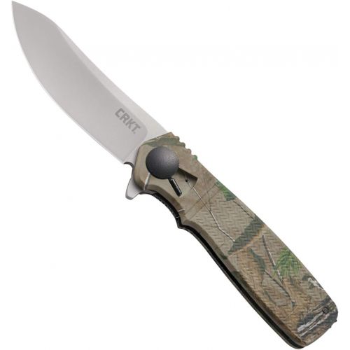 컬럼비아 Columbia River Knife & Tool CRKT Homefront EDC Folding Pocket Knife Take Apart Field Strip, Stone Washed Blade, Flipper Open, Locking Liner, Nylon Handle, Deep Carry Pocket Clip K250KXP