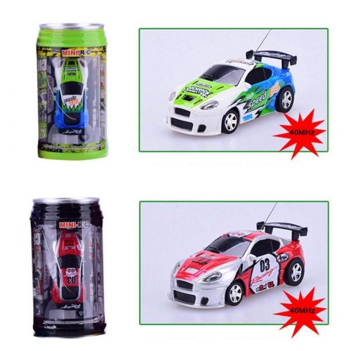  Foshin Mini Coke Can Remote Control Speed Racing Car Kids Toys
