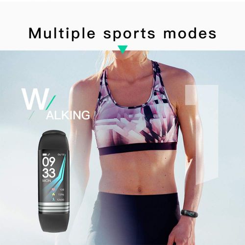  Admier Fitness Tracker Herzfrequenz Fitness Wristband Color Screen Smart Watch Waterproof IP67 Activity Tracker Blutdruck Smart Armband Stopwatch Sport Pedometer