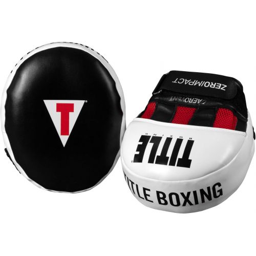  Title Boxing Zero-Impact Rare Air Punch Mitts 2.0, Black