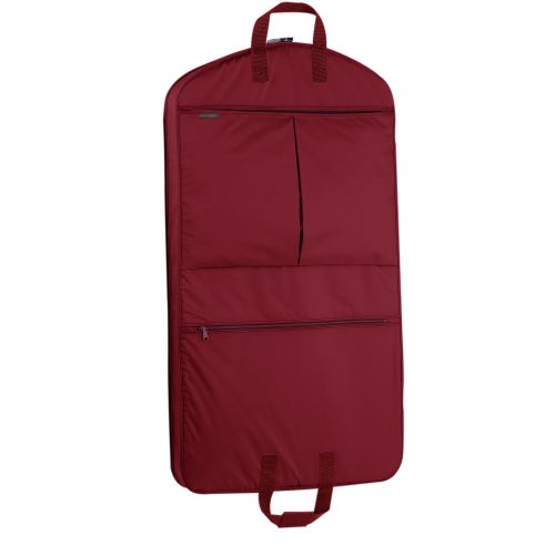  Wally Bags WallyBags 40 Suit Length Garment Bag with Pockets, Red