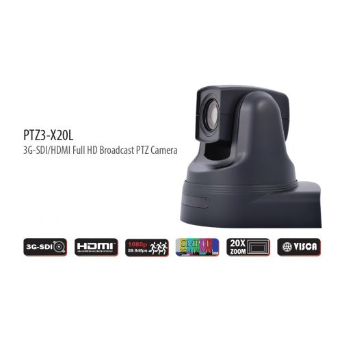  AIDA PTZ3-X20L 3G-SDIHDMI Full HD Broadcast 20X Zoom PTZ Camera