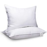 [아마존핫딜][아마존 핫딜] Adoric Pillows for Sleeping, 2 Pack Premium Hotel Bed Pillows，Breathable Gel-Fiber Down Alternative Cooling Pillow Good for Side and Back Sleeper 20 x 28 White Queen
