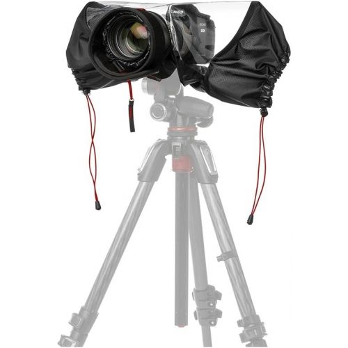  Manfrotto MB PL-E-702 Pro-Light Camera Rain Cover for DSLR Cameras, for Use with Reflex with Professional Lens, Waterproof, Protects from Dust and Rain, for Photographers - Black/C