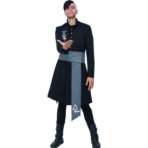  Xcoser xcoser Nameless Ghoul Costume Cosplay Ghost B.C.Costume Coat with Belt Clothing Black