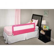 Regalo Hideaway 54-Inch Extra Long Bed Rail Guard, with Reinforced Anchor Safety System, Pink