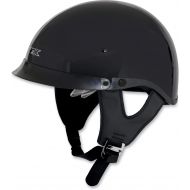 AFX FX-200 Unisex-Adult Half-Size-Helmet-Style Helmet (Flat Black, Large)