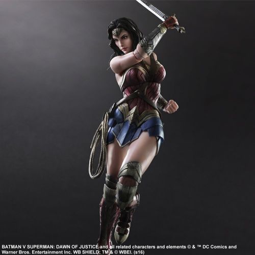 스퀘어 에닉스 Square Enix PLAY ARTS Kai Batman v Superman: Dawn of Justice wonder woman PVC pre-painted action figure
