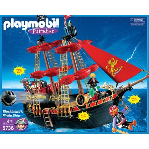 플레이모빌 PLAYMOBIL Playmobil Blackbeards Pirate Ship
