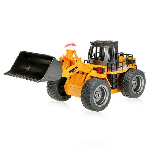  Goolsky 2.4G 6 CH RC Tractor Full Functional Front Loader Remote Control Bulldozer