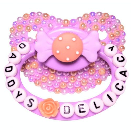  Baby Bear Pacis Adult Pacifier,Daddys Delicacy Purple Candy Adult Paci (DDLG/ABDL)