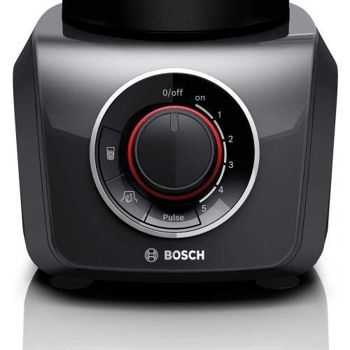  Besuchen Sie den Bosch Hausgerate-Store Bosch MMB43G2B Standmixer Silentmixx (700 W, ThermoSafe Glas, Edelstahl-Messer) schwarz