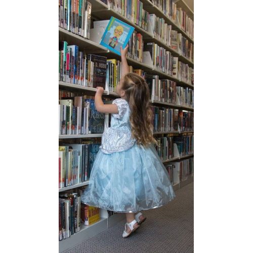  Little Adventures Deluxe Cinderella Dress up Costume for Girls