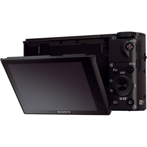 소니 Sony RX100 IV 20.1 MP Premium Compact Digital Camera w1-inch Sensor, 4K Movies 40x Super Slow Motion HD DSCRX100M4B (Certified Refurbished)