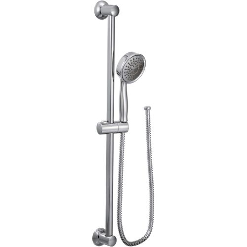  Moen 3668EPBN Handheld Showerhead with 69-Inch-Long Hose Featuring 24-Inch Slide Bar, Brushed Nickel