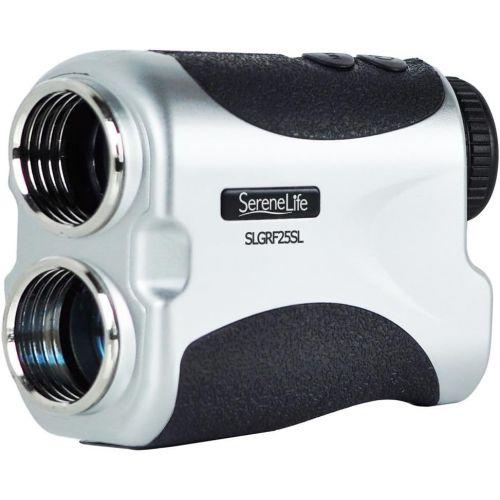  SereneLife Premium Slope Golf Laser Rangefinder with Pinsensor - Digital Golf Distance Meter - Compact Design -with Case