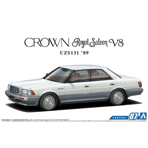  Chevrolet Aoshima 55953 The Model Car 87 Toyota UZS131 Crown Royal Saloon G 1989 1/24 scale kit