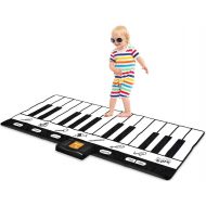 [아마존 핫딜] [아마존핫딜]Play22 Keyboard Playmat 71 - 24 Keys Piano Play Mat - Piano Mat has Record, Playback, Demo, Play, Adjustable Vol. - Best Keyboard Piano Gift for Boys & Girls - Original