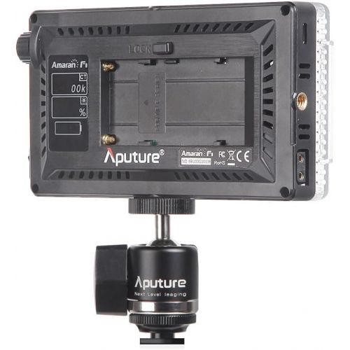  Aputure AL-F7, Aputure H198 Upgrade Ver 256 LED Bi-Color Dimmable Led Video Light, CRI95+ TLCI95+, 3200-9500K, Stepless Brightness, Multiple Charging Methods, Lightweight Compact w