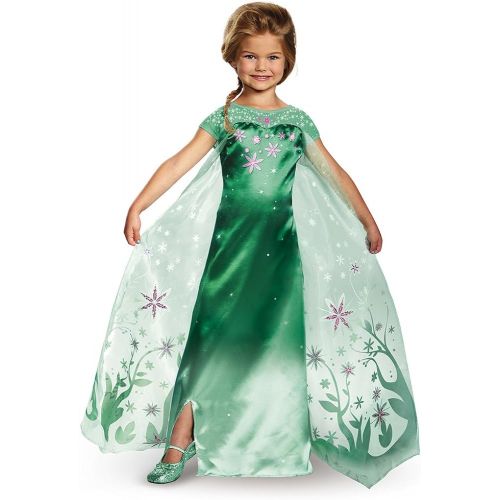  Disguise Elsa Frozen Fever Deluxe Costume, One Color, 3T-4T