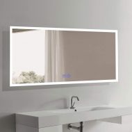 Brand: BHBL 70 x 32 in Horizontal LED Bathroom Silvered Mirror with Touch Button (CK010-A)
