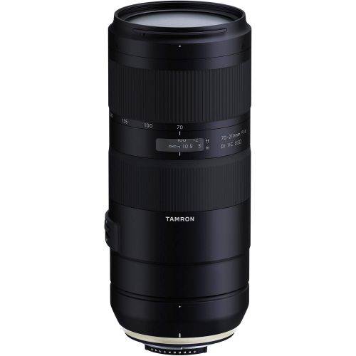 탐론 Tamron 70-210mm f4 Di VC USD Lens for Nikon F Digital SLR Cameras with Bundle Package Deal 3 Piece Filter Kit + SanDisk 32gb SD Card + Backpack + More