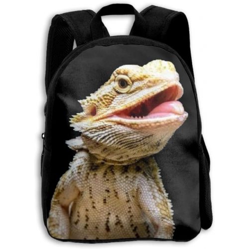  SARA NELL Kids School Backpack Bearded Dragon Lizard Travel Bag