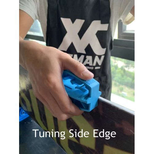  [아마존베스트]XCMAN New Complete Edge Care Kit Side Ski Angle Tool+Gummi Stone+PTEX Base Repair 2019 Version
