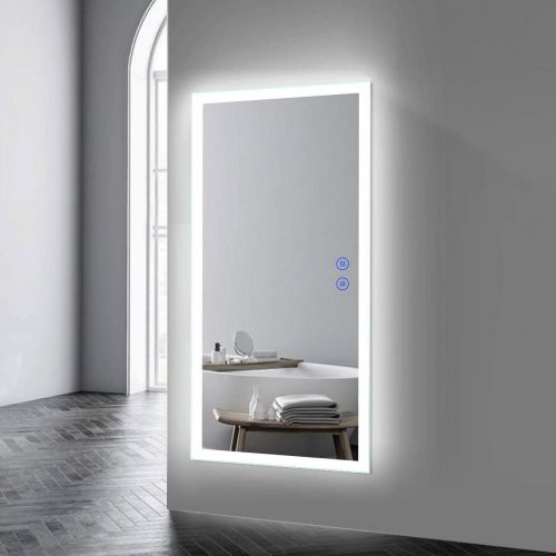  Brand: BHBL 70 x 32 in Horizontal LED Bathroom Silvered Mirror with Touch Button (CK010-A)