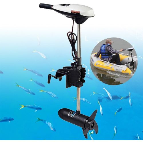  KANING Electric Trolling Motor, 65lb Thrust 12V 660w Outboard Engine for Fishing Boats Saltwater USA Stock