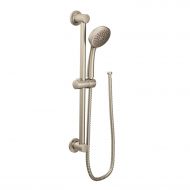 Moen 3868EPBN Eco-Performance Handheld Shower with 24-Inch Slide Bar and 69-Inch Hose, Brushed Nickel